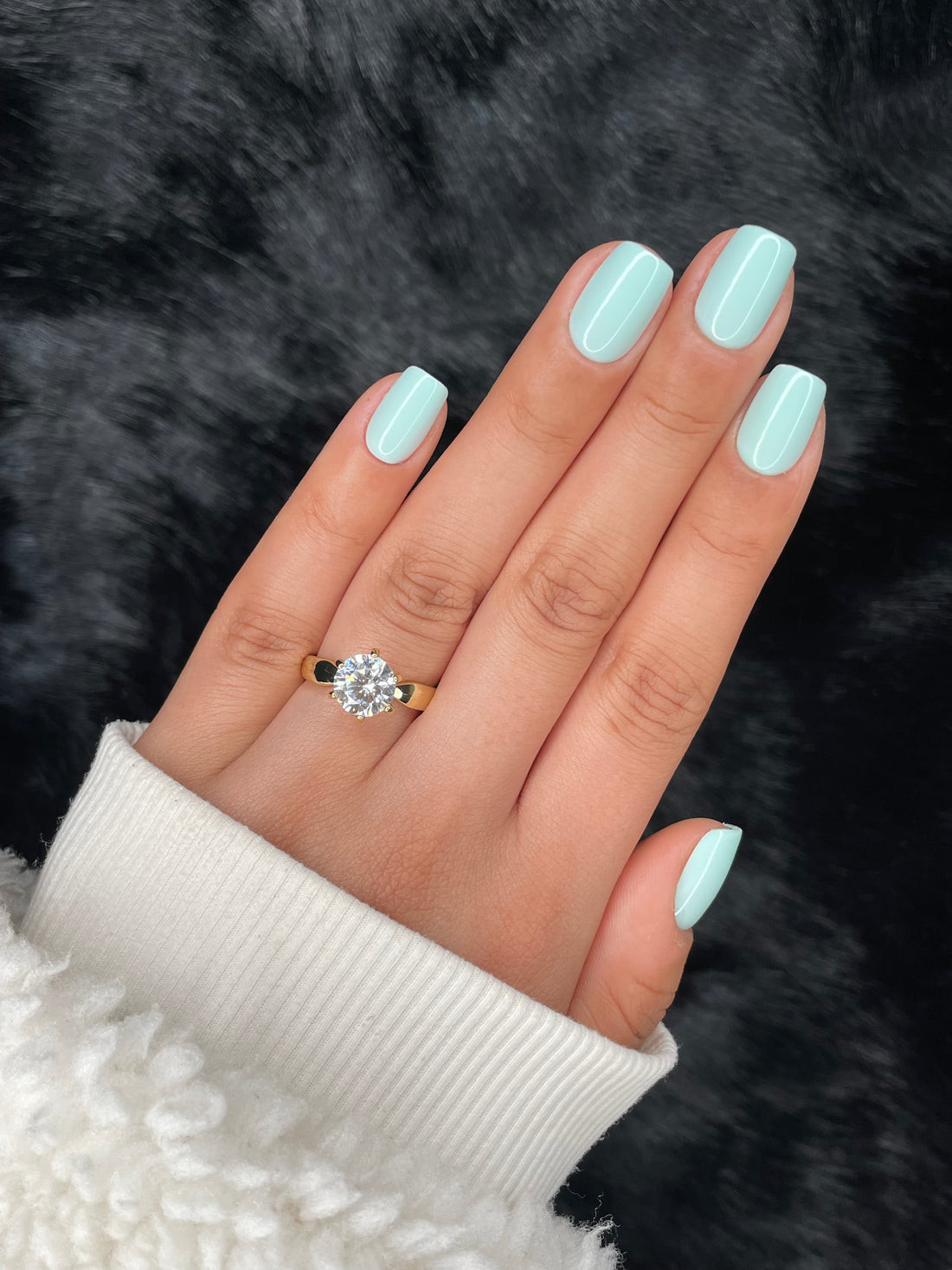 Vibrant Sky Blue Glossy Square Nails Vibrant Sky Blue Glossy Square Nails — Spring Square Nails 2027