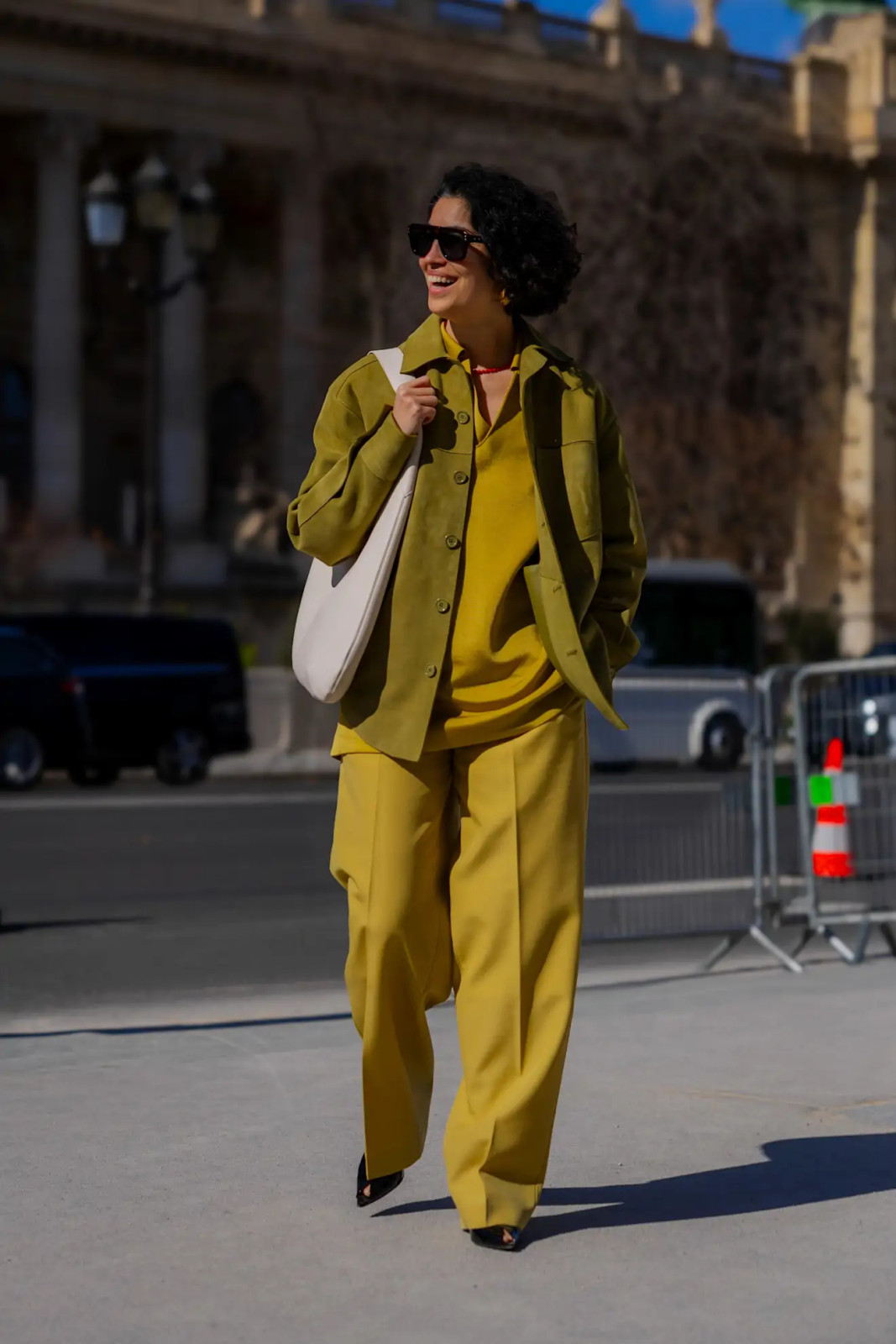 Olive Green and Yellow Palette with Suede Texture — Trendy Outfits 2027