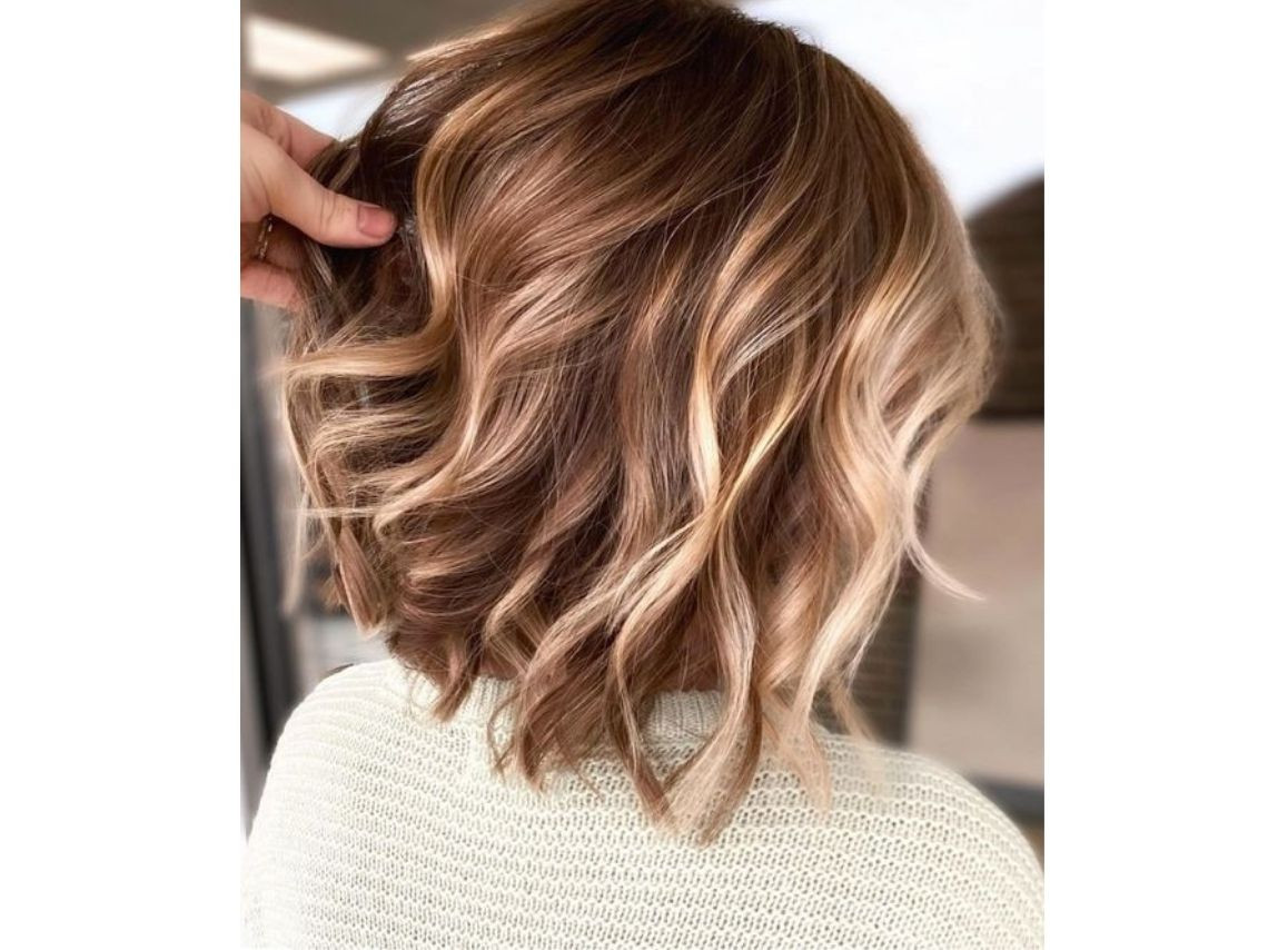 Dark Blonde With Caramel Balayage Visual Idea — Caramel Balayage 2027