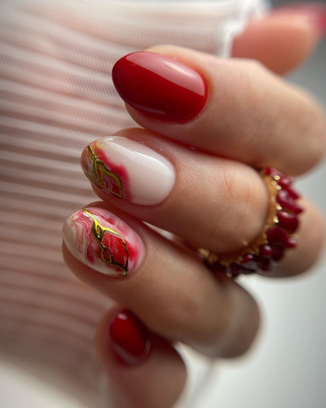 Party Visual Idea Party Visual Idea — Nails 2027 for Red Dress
