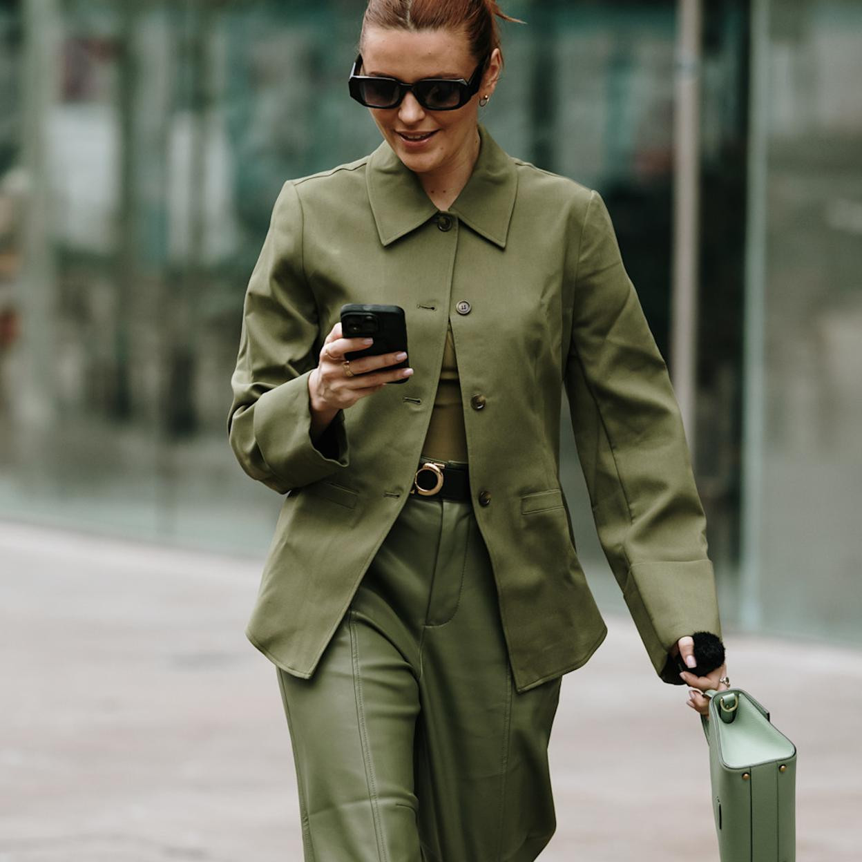 Monochromatic Chic: Olive Green Suiting — Spring Capsule Wardrobe 2027