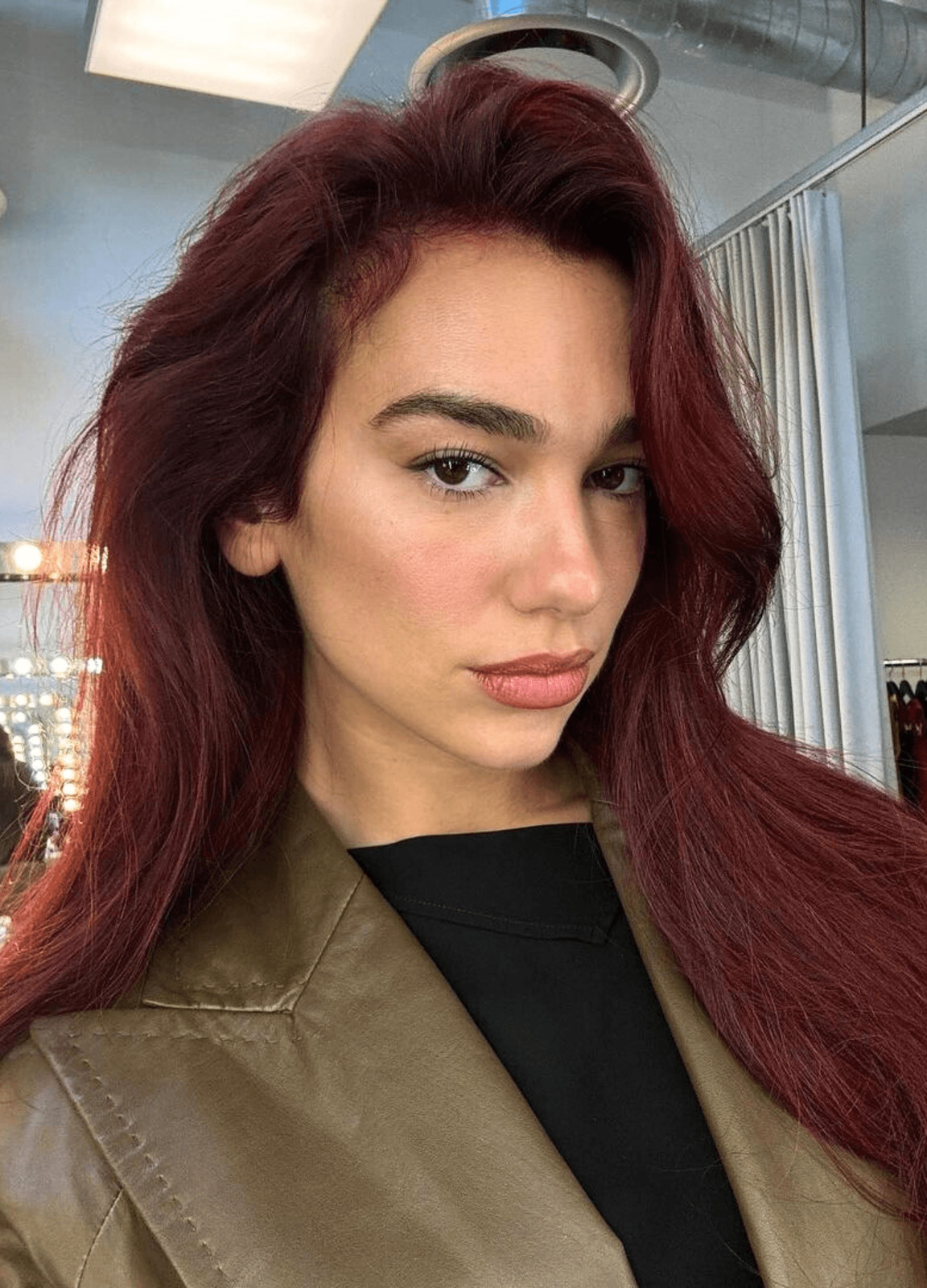 Deep Burgundy Loose Waves Deep Burgundy Loose Waves — Mulled Wine Hair 2027