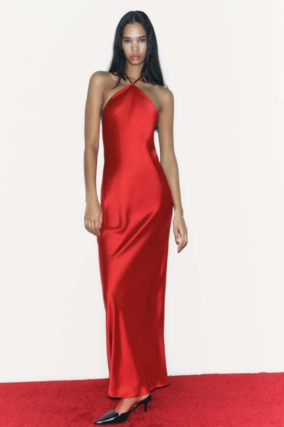 Red Satin Maxi Dress for Ultimate Glamour New Years Eve Outfits 2027