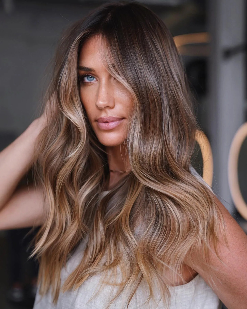 Ash Blonde Dimension Mid-Back Length Ash Blonde Dimension Mid-Back Length — Winter Highlights 2027