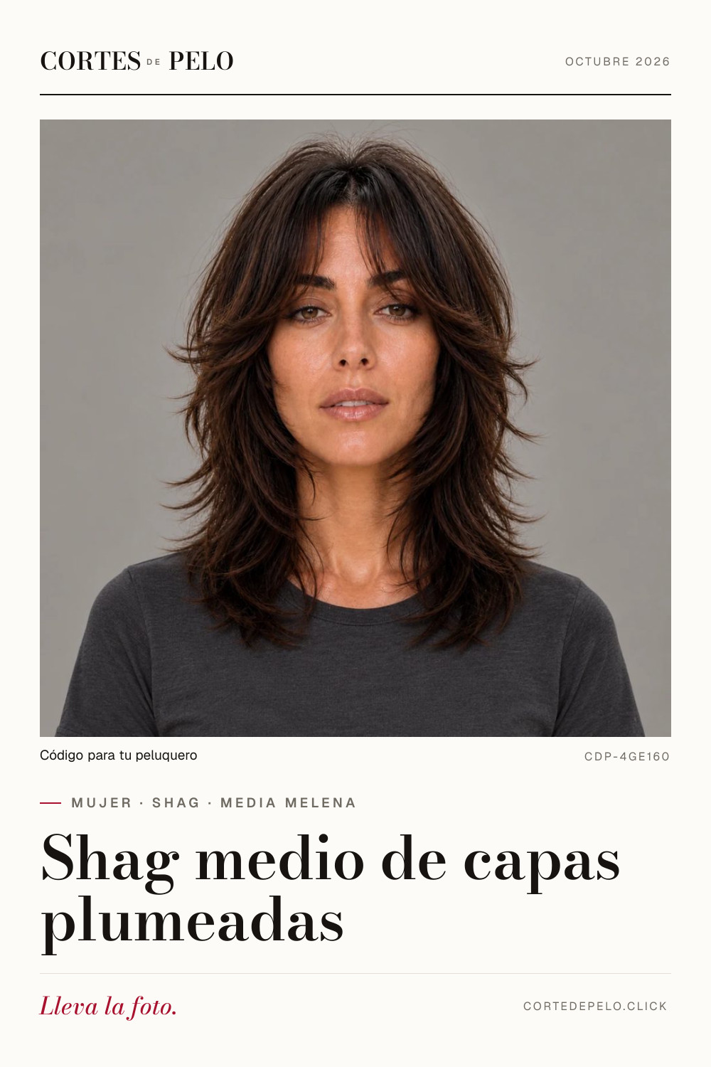 Mid-Back Shag With Heavy Face-Framing Layers Mid-Back Shag With Heavy Face-Framing Layers — Shag Haircut 2027