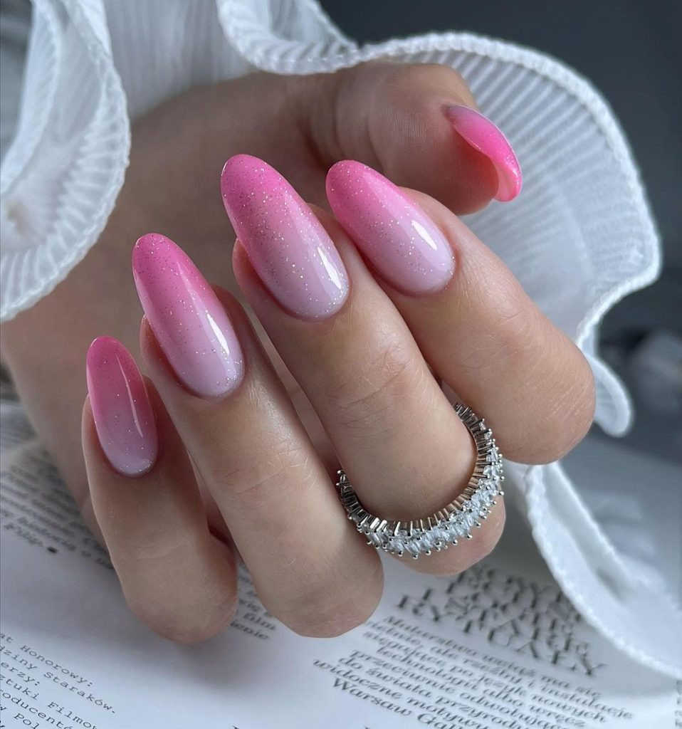 Fine Glitter Accents Visual Idea Fine Glitter Accents Visual Idea — Pink Nails 2027