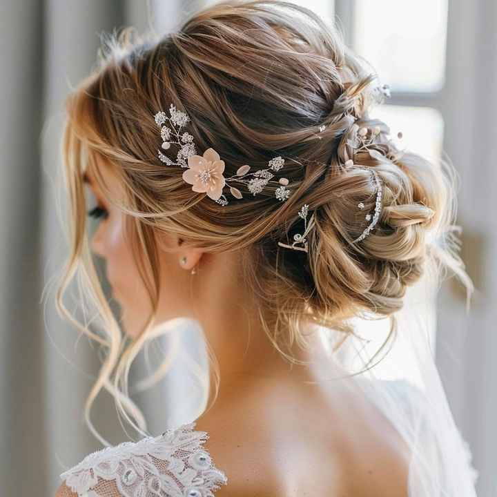 Ash Blonde Braided Updo with Delicate Vine Ash Blonde Braided Updo with Delicate Vine — Bridal Updos 2027