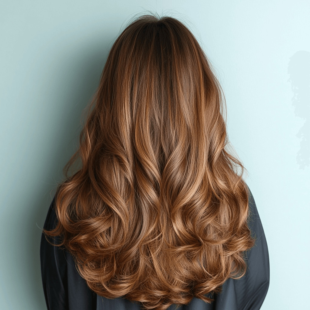 Long Layers Visual Idea — Caramel Brunette 2027