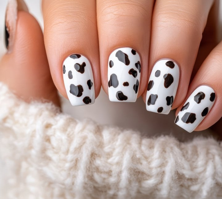 Visual Idea — Short Square Nails With A Glossy Finish Visual Idea — Short Square Nails With A Glossy Finish — Modest Nails 2027