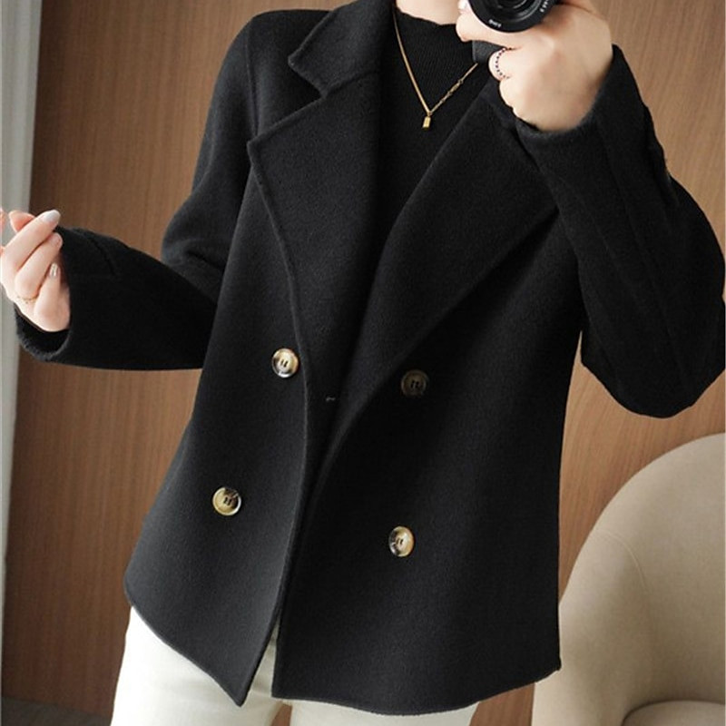 Sophisticated Black Turtleneck and Double-Breasted Coat Sophisticated Black Turtleneck and Double-Breasted Coat — Bid Day Outfits 2027