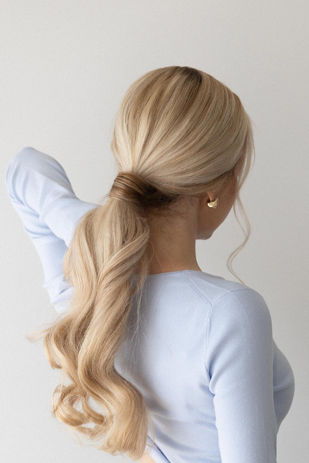 Sleek Low Ponytail With Wavy Tail Sleek Low Ponytail With Wavy Tail — Quick Hairstyles 2027