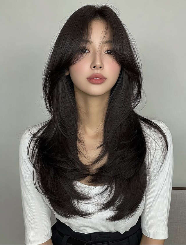 Long Visual Idea Long Visual Idea — Bangs 2027 for Thick Hair