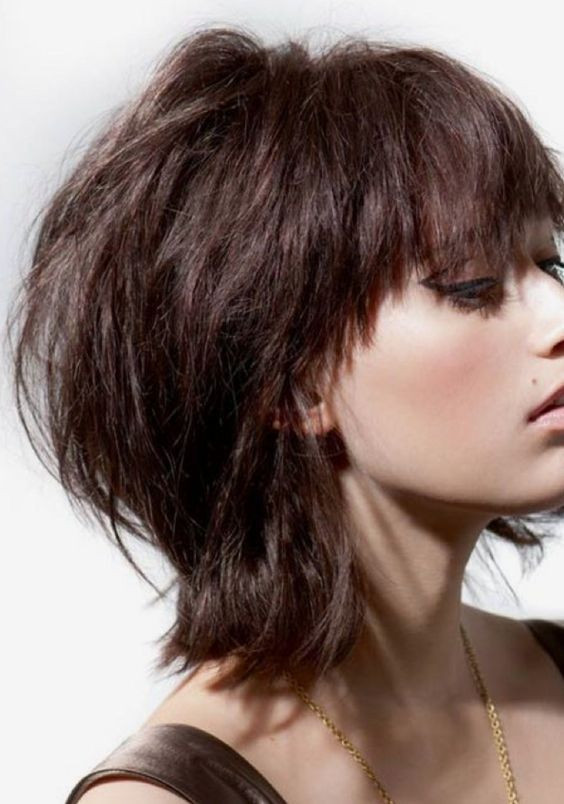 Choppy Bangs Visual Idea Choppy Bangs Visual Idea — Shag Haircut 2027