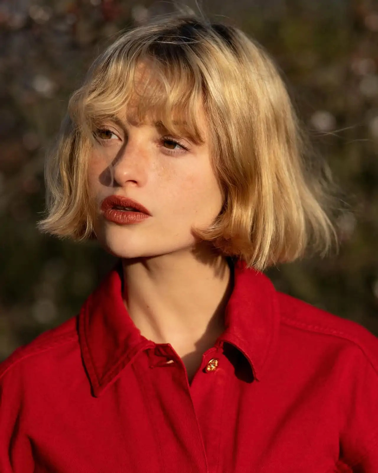 Ash Blonde Visual Idea — Bold Bangs 2027