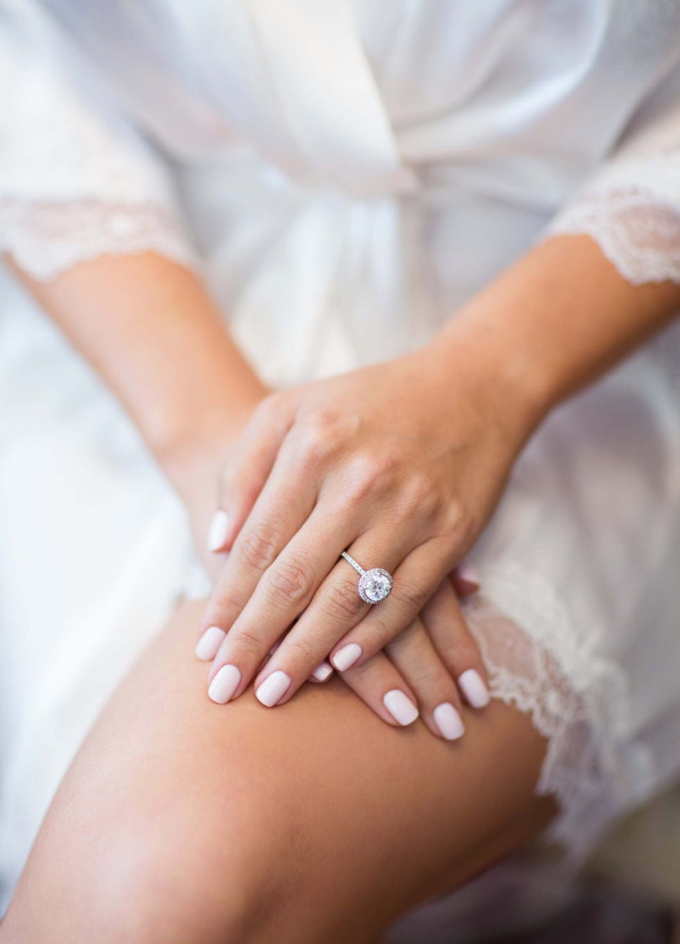 None Visual Idea — Short Wedding Nails 2027