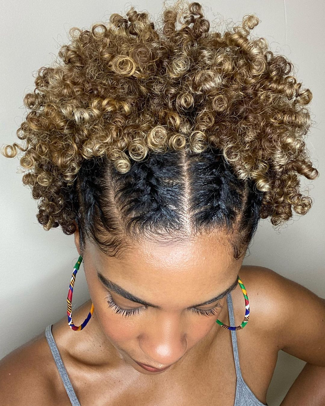 Cornrows with Curly Updo Cornrows with Curly Updo — Braided Hairstyles 2027
