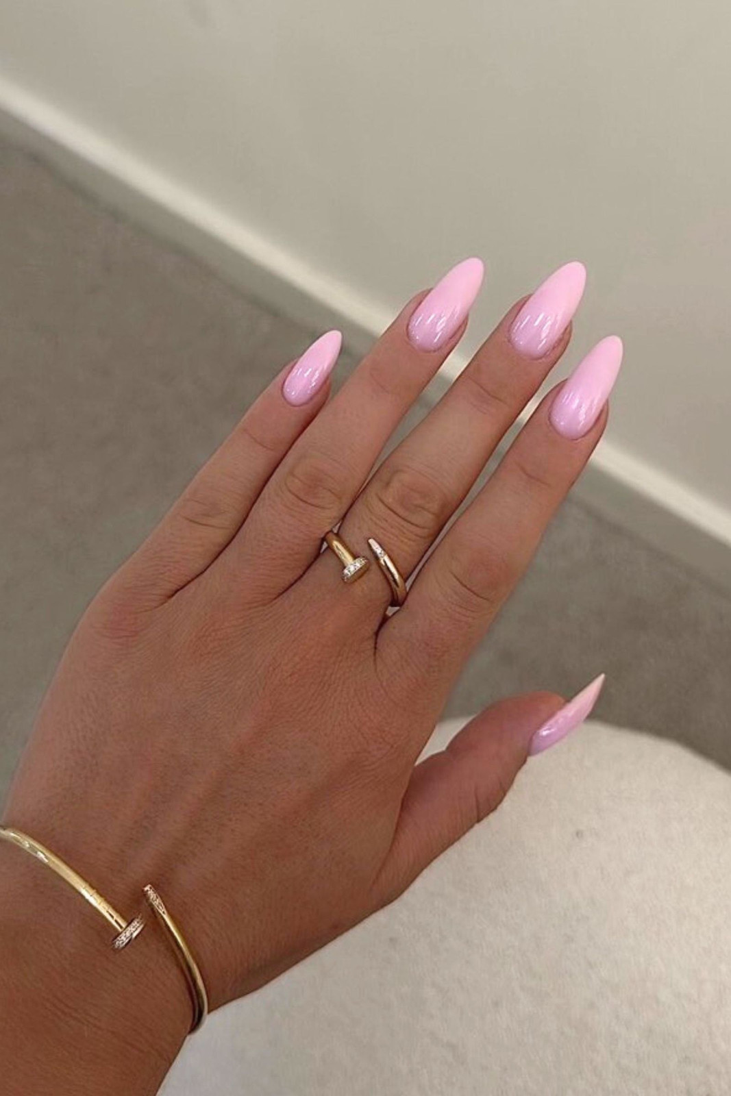 Long Almond Milky Pink Elegance Long Almond Milky Pink Elegance — Milky Pink Nails 2027