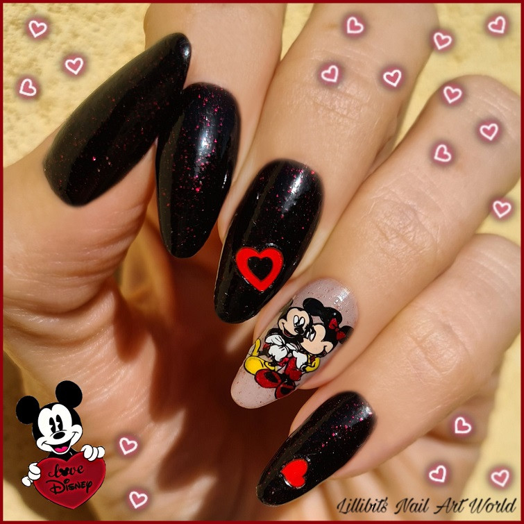 Valentines Day Disney Theme Visual Idea Valentines Day Disney Theme Visual Idea — Disney Nails 2027