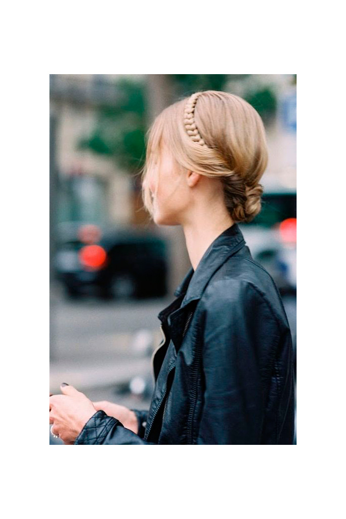 Braided Headband With Twisted Bun — Headband Hairstyles 2027