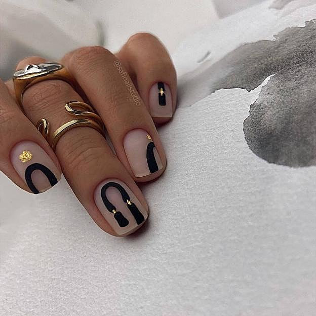Matte Nude Minimalist Arches Matte Nude Minimalist Arches — Abstract Nails 2027