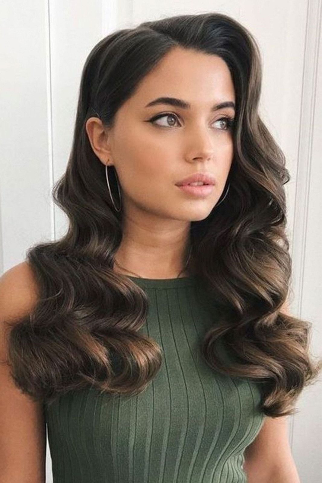 Dark Brown With Subtle Highlights Visual Idea Dark Brown With Subtle Highlights Visual Idea — Haircuts 2027 for Wavy Hair