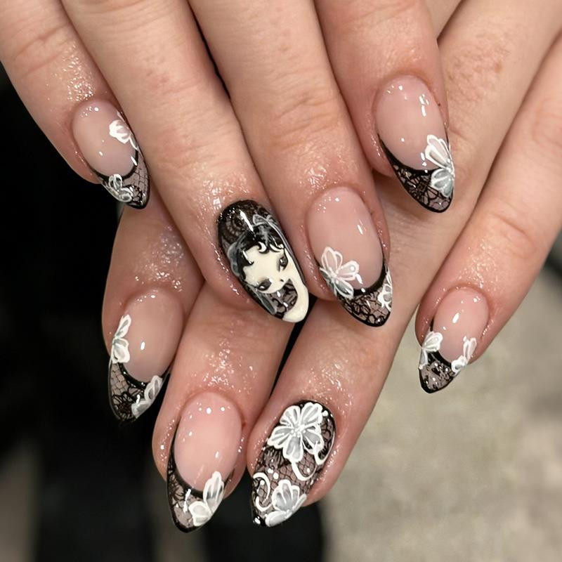 Visual Idea — The Hands Are Posed Flat Visual Idea — The Hands Are Posed Flat — Lace Nails 2027