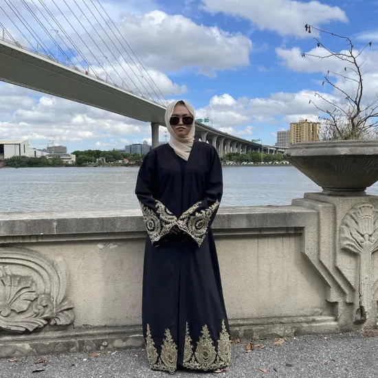 Embroidered Black Abaya for Evening Elegance Embroidered Black Abaya for Evening Elegance — Dubai Outfits 2027
