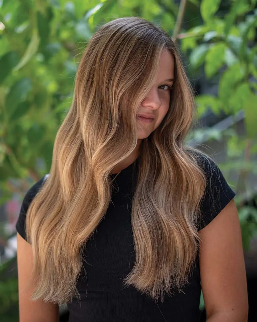 Dark Blonde Base With Honey Balayage Blend Dark Blonde Base With Honey Balayage Blend — Honey Balayage 2027