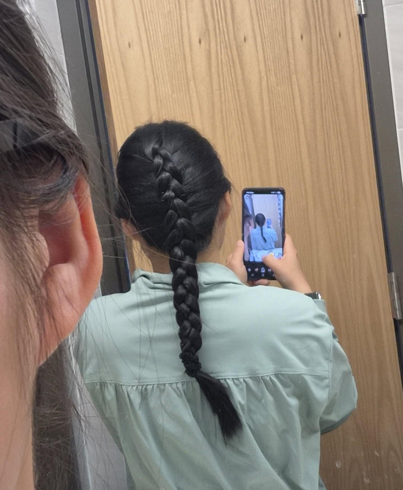 Dutch Braids Into Low Ponytail — Hiking Hairstyles 2027