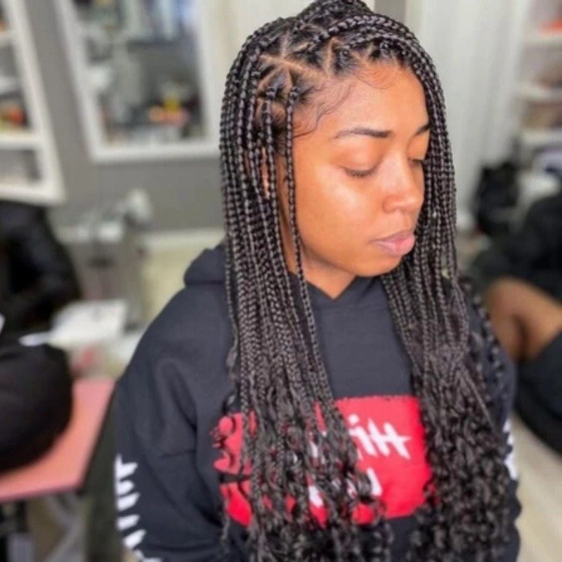 Layers Visual Idea Layers Visual Idea — Knotless Braids 2027 for Natural Hair