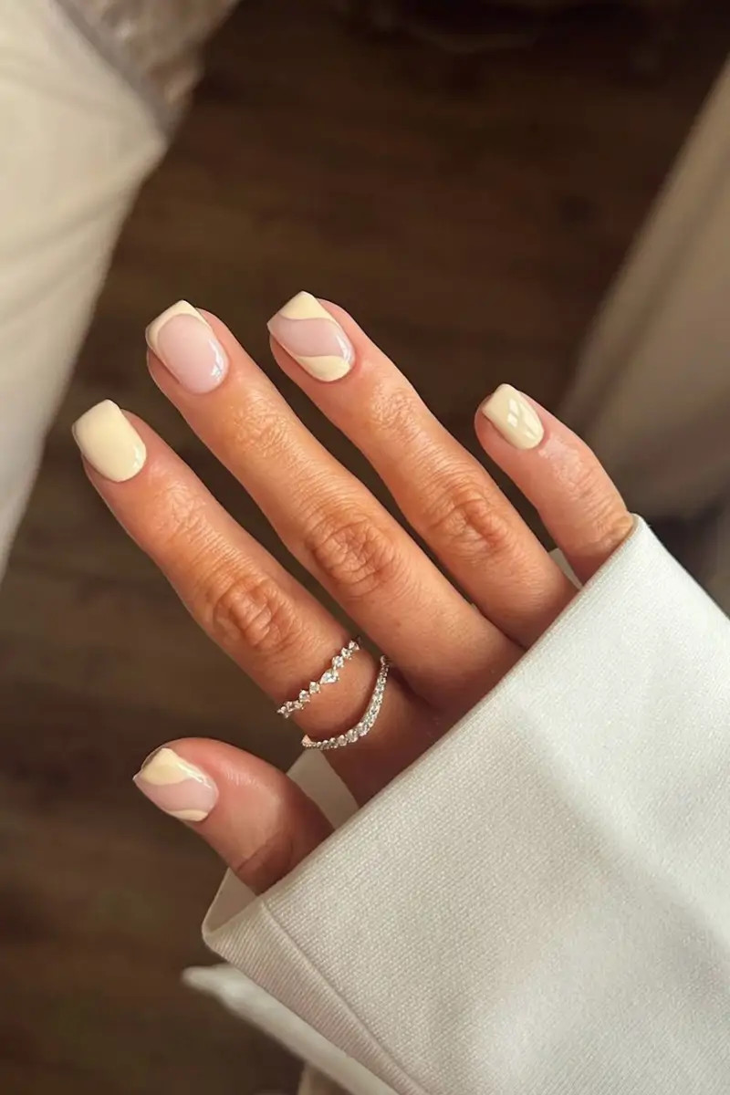 Abstract Geometric Color Block Nails Abstract Geometric Color Block Nails — Square Nails 2027