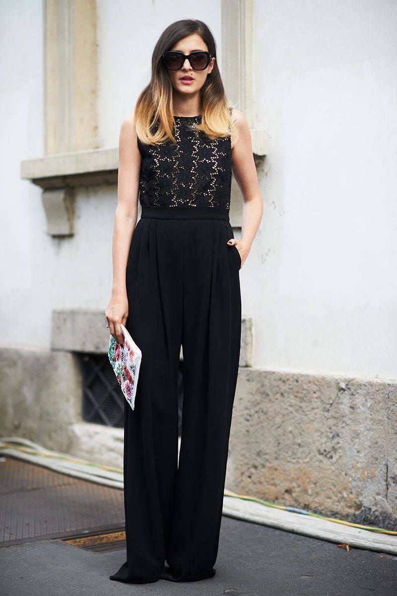 Black Pointed-Toe Heels Outfit Idea Black Pointed-Toe Heels Outfit Idea — Jumpsuit Outfits 2027