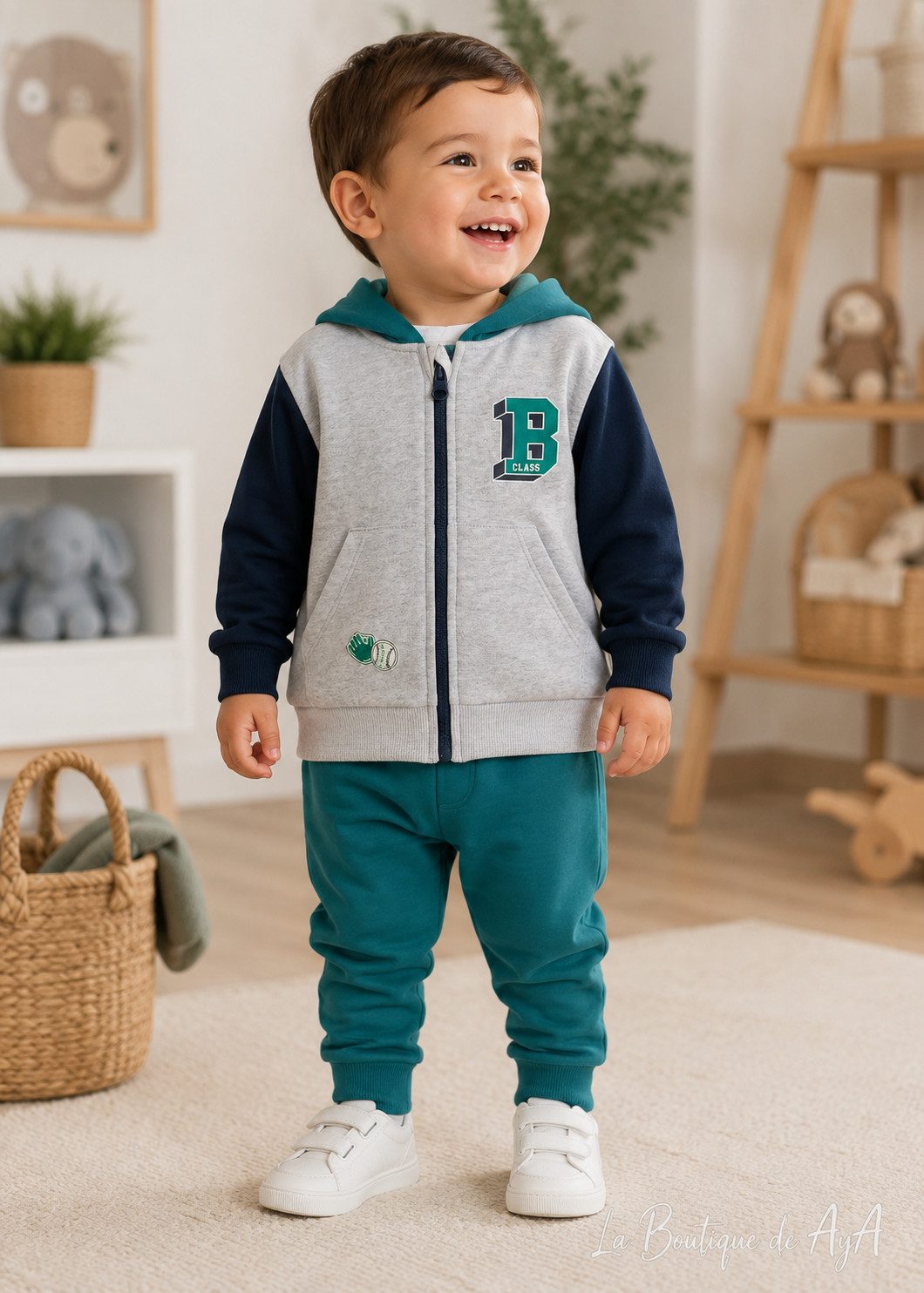 Color-Block Hoodie and Sweatpants for Active Play Color-Block Hoodie and Sweatpants for Active Play — Baby Outfits 2027