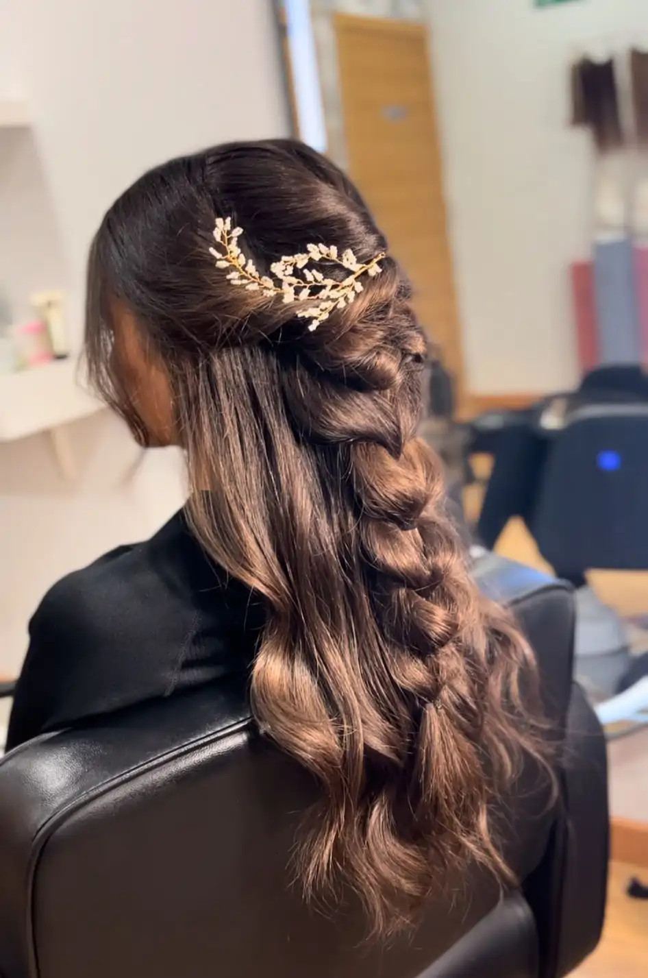 No Bangs Visual Idea No Bangs Visual Idea — Half Up Half Down Wedding Hair 2027