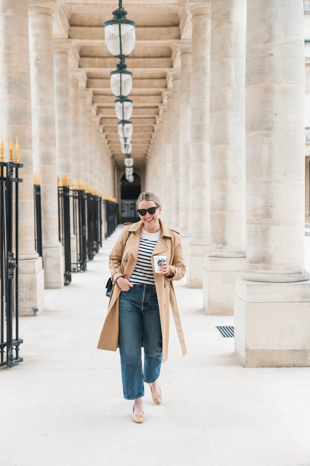 Breton Stripe Top with Straight-Leg Jeans and Trench Breton Stripe Top with Straight-Leg Jeans and Trench — Paris Outfits 2027