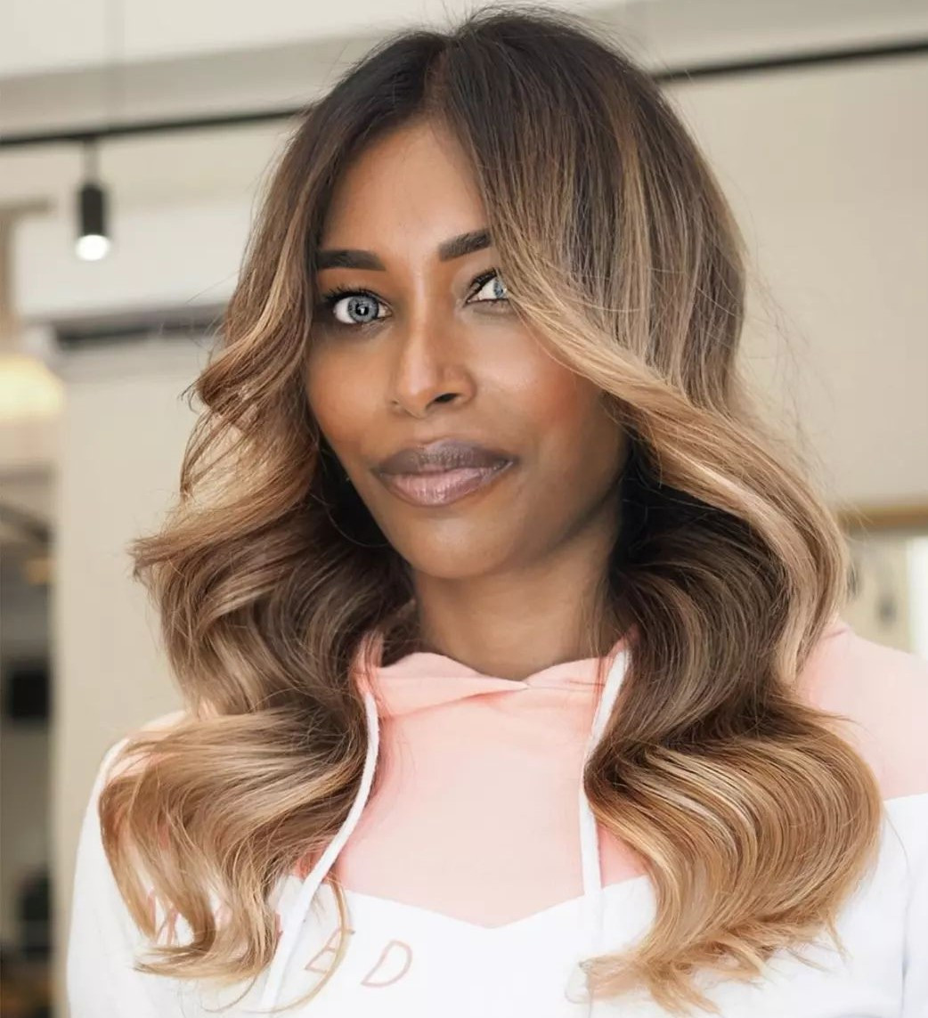 Collarbone Visual Idea Collarbone Visual Idea — Hair Color 2027 for Dark Skin
