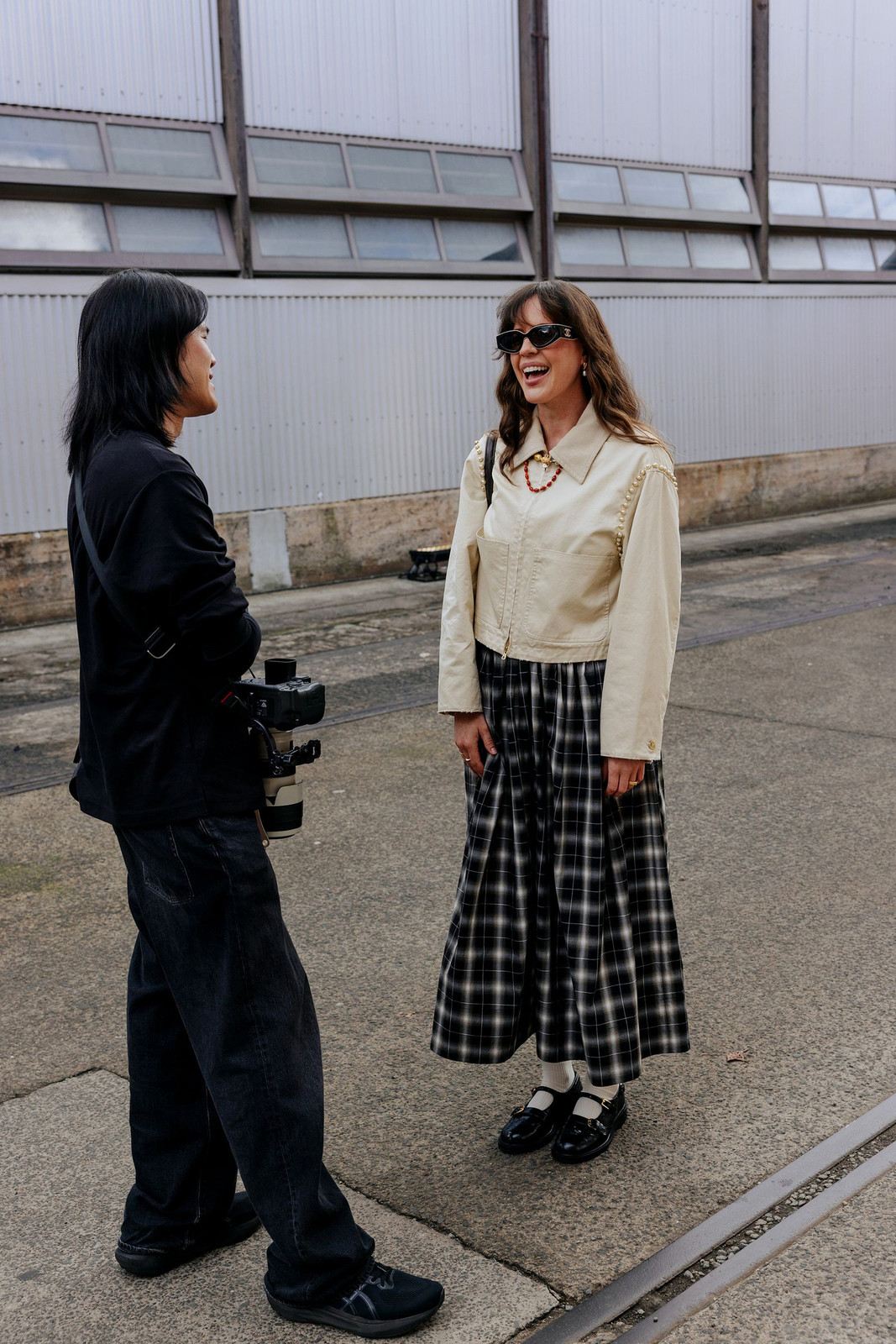 Cropped Jacket and Maxi Skirt: A Play on Proportions Cropped Jacket and Maxi Skirt: A Play on Proportions — Grunge Outfits 2027
