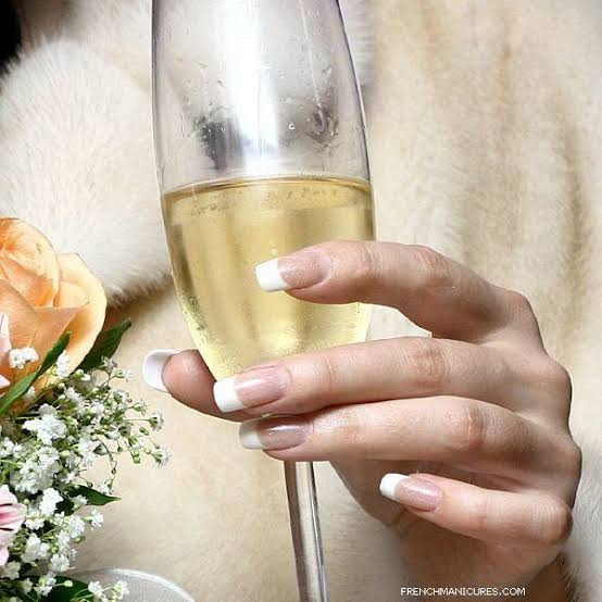 Classic French Tip On All Nails Visual Idea — Wedding French Tip Nails 2027