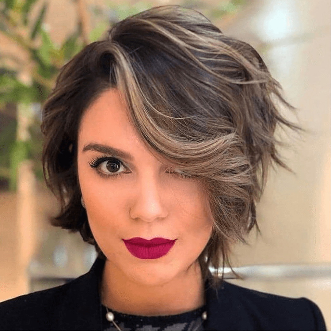 Chin Length Shag Bob With Full Fringe Chin Length Shag Bob With Full Fringe — Professional Hairstyles 2027