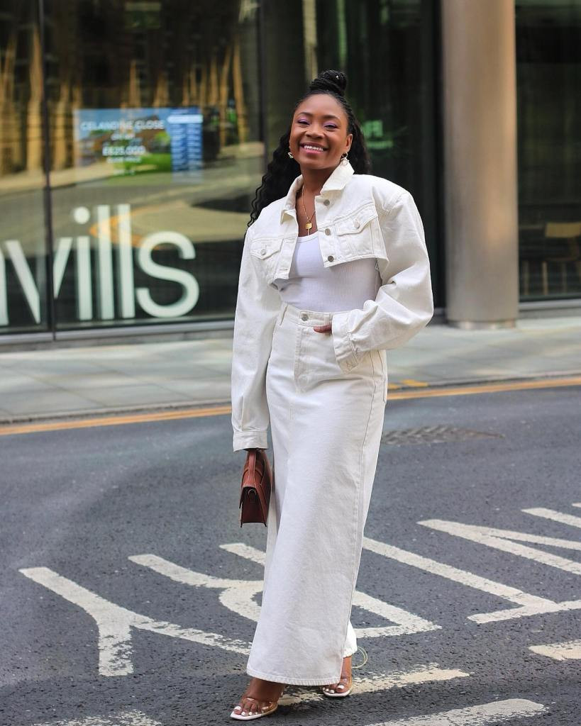 White Denim Set for Casual Daytime Style White Denim Set for Casual Daytime Style — Dubai Outfits 2027