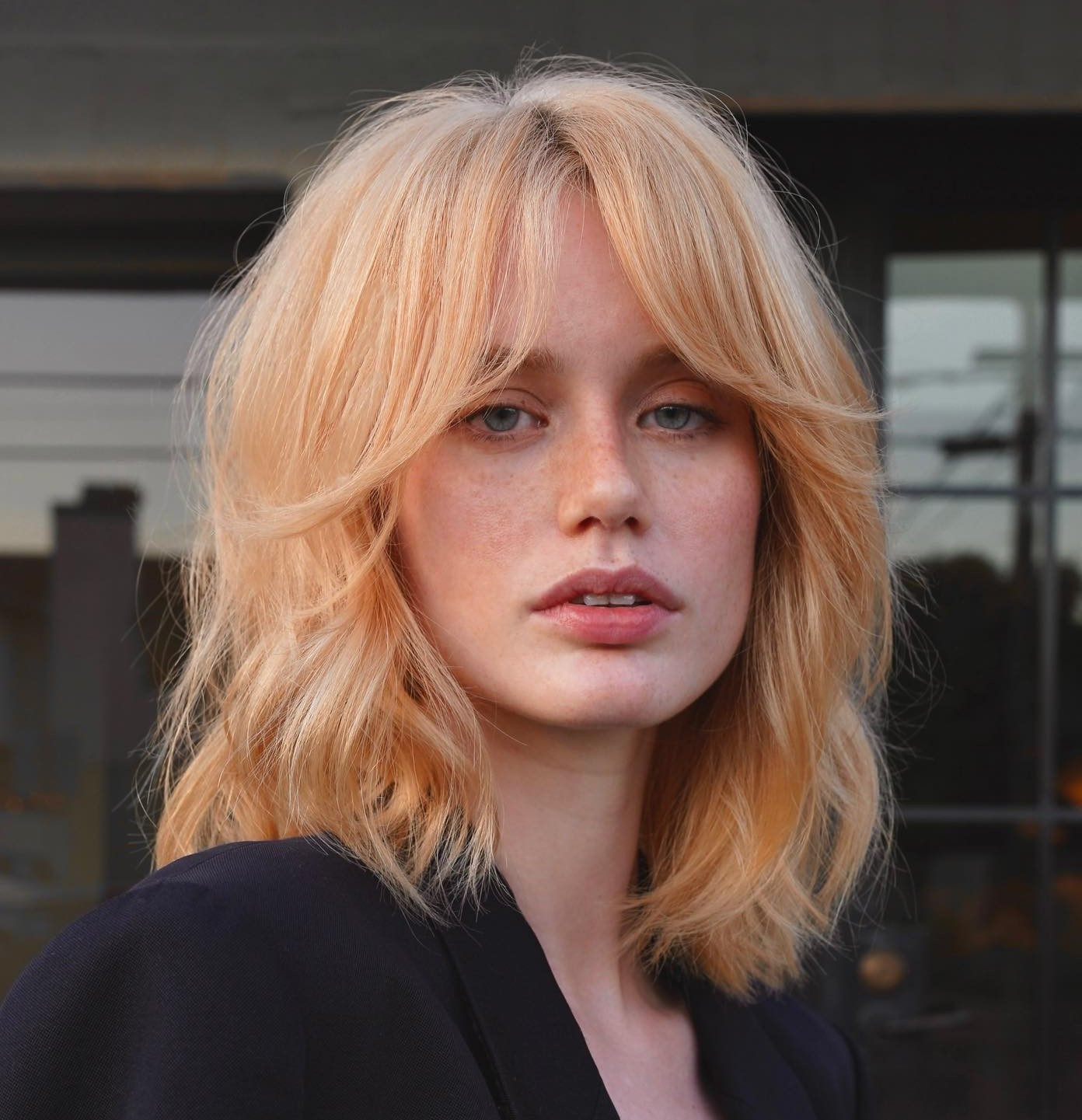 Collarbone Visual Idea — Blonde Bangs 2027