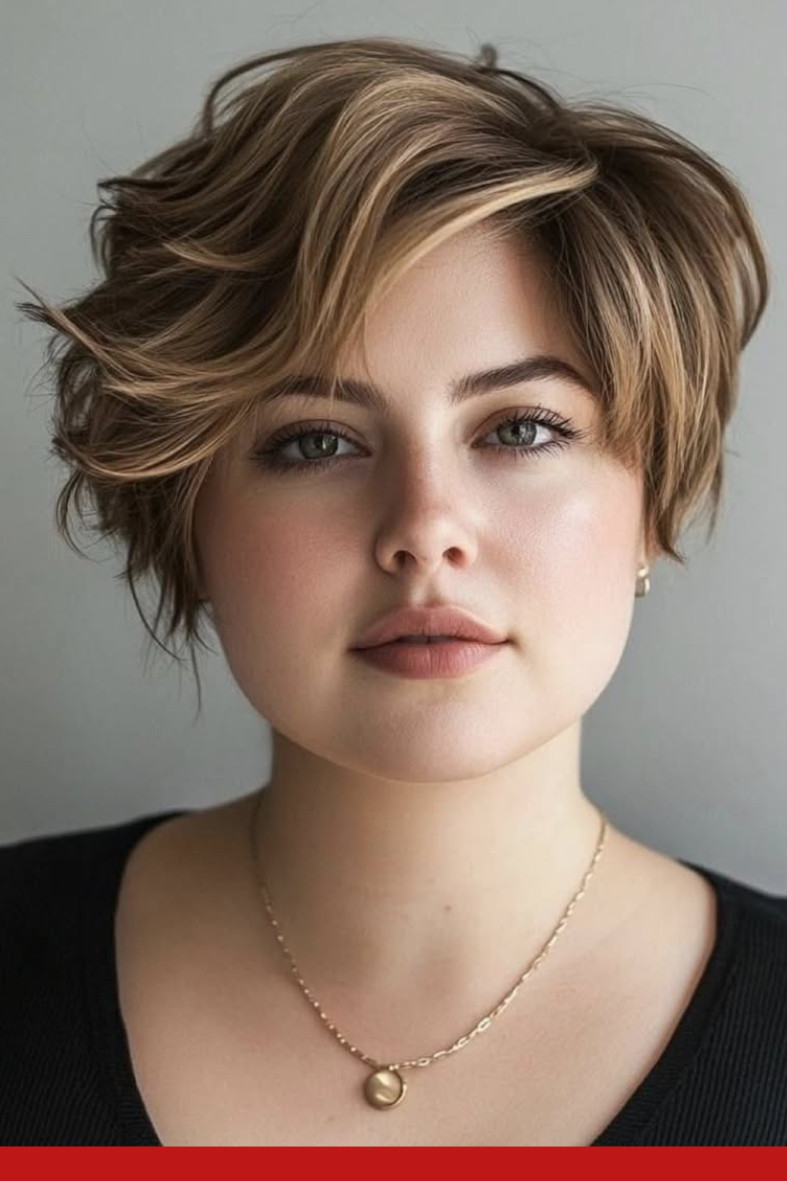Honey Blonde With Highlights Visual Idea — Pixie 2027 for Oval Face