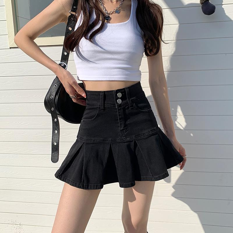 White Tank Top Outfit Idea — Mini Skirts 2027