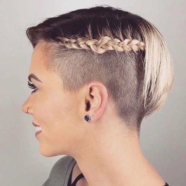 Edgy Pixie With Braided Undercut Edgy Pixie With Braided Undercut — Graduation Hairstyles 2027 for Short Hair