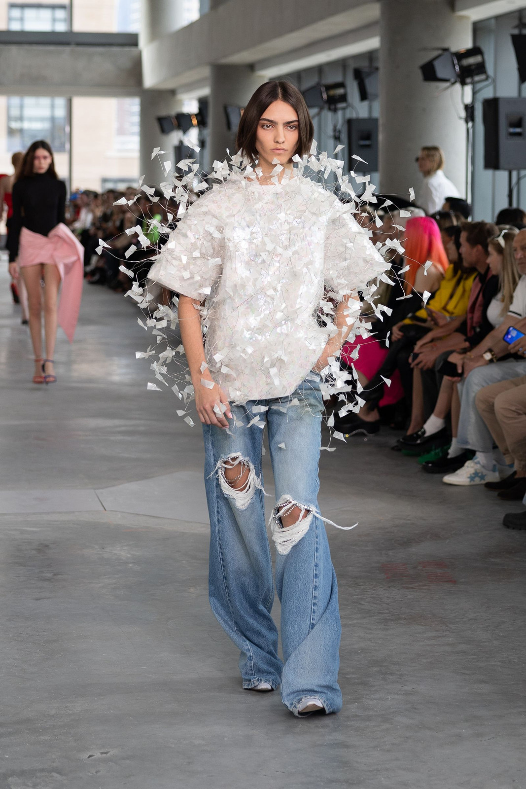 Sequin Top and Ripped Jeans: Unexpected Glamour for Fashion Forward Teens Teen Outfits 2027