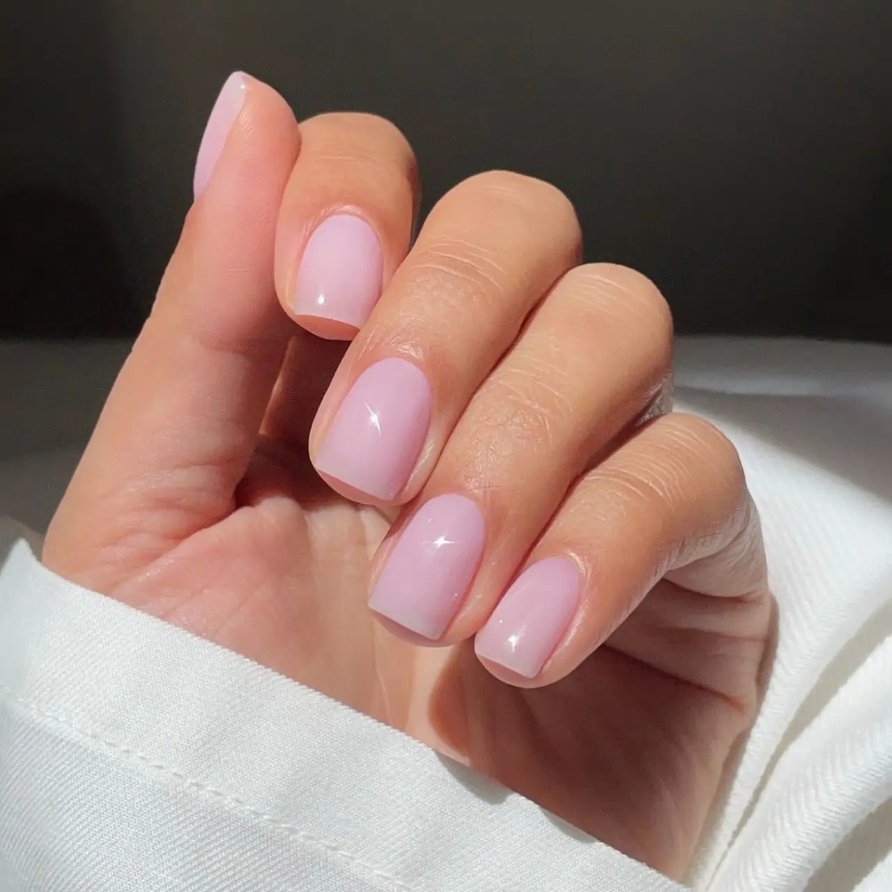 Clean Sheer Milky Pink Square Nails Clean Sheer Milky Pink Square Nails — Milky Pink Nails 2027