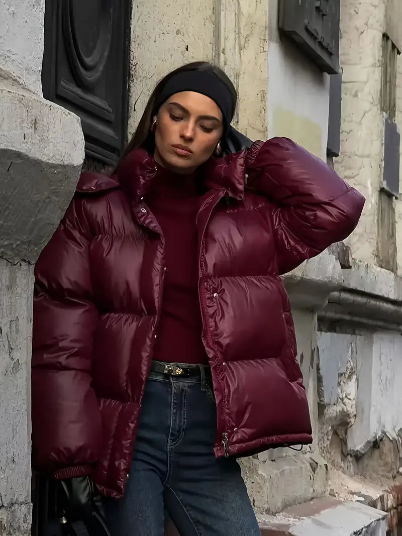 Puffer Vest with Turtleneck and Beige Trousers — Winter Outfits 2027 with Puffer
