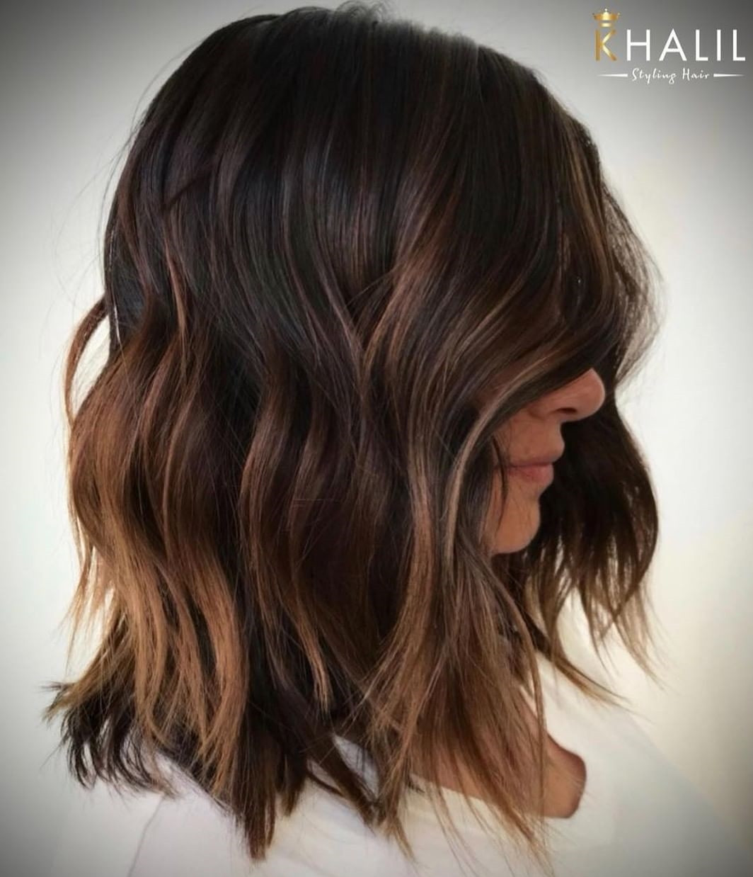 Lob Visual Idea — Caramel Brunette 2027