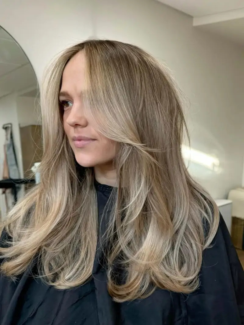Vanilla Blonde With Balayage Highlights Visual Idea Vanilla Blonde With Balayage Highlights Visual Idea — Vanilla Blonde 2027