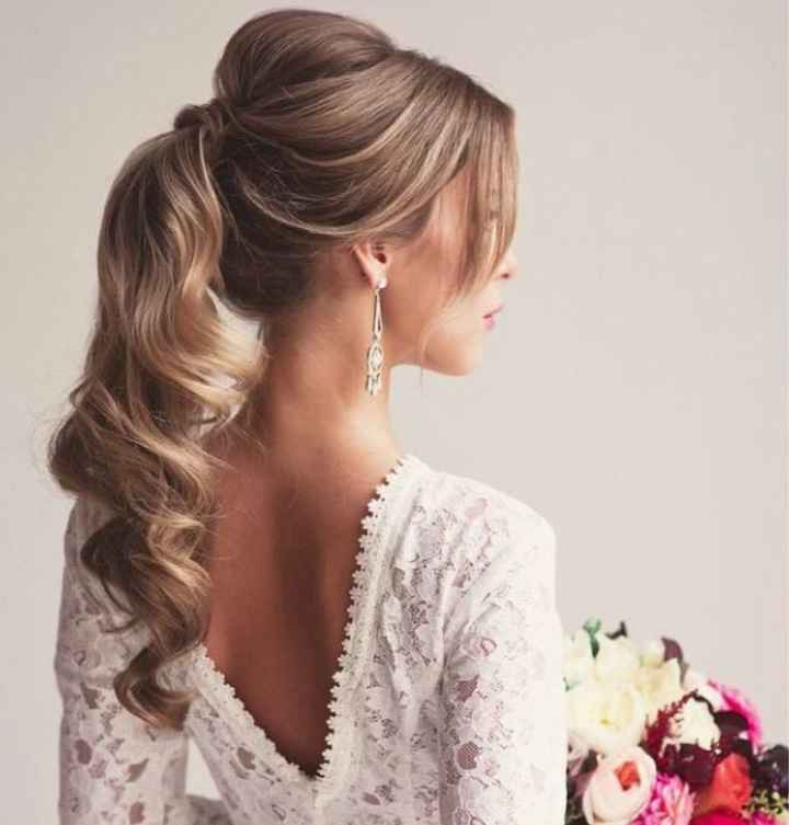 Low Ponytail With Voluminous Curls Low Ponytail With Voluminous Curls — Prom Ponytail Hairstyles 2027